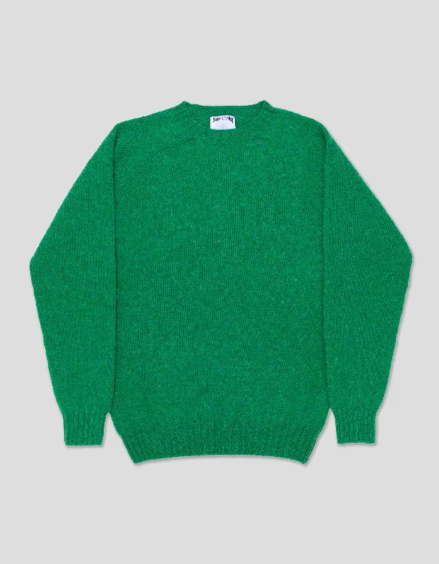 women's unique dressesSHAGGY DOG SWEATER GREEN - TRIM FIT