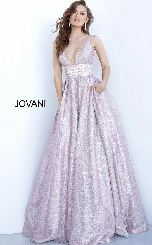 women's shift dressesJovani 55535 Long Metallic Prom Ball Gown