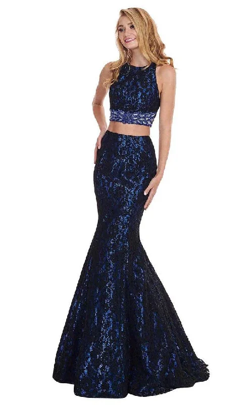 women's vacation dressesRachel Allan Prom Long Two Piece Mermaid Dress 6578