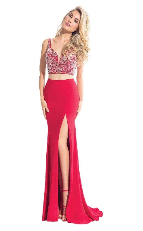 women's handmade dressesRachel Allan Prom Two Piece Formal Long Dress 6100