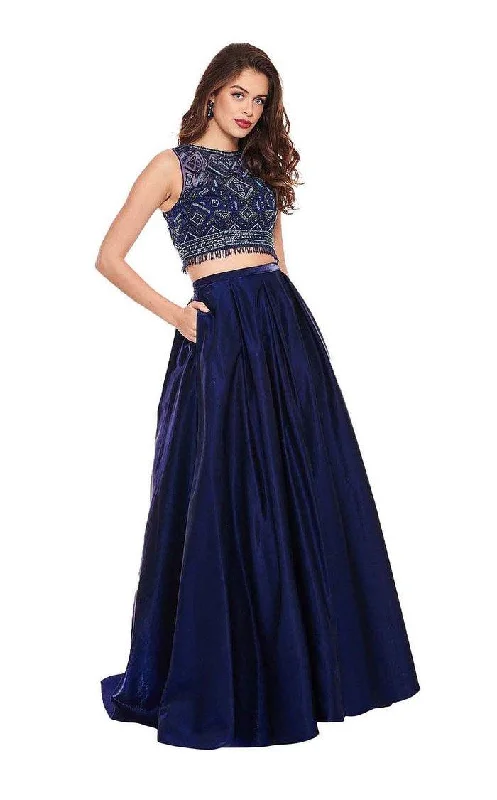 women's machine-washable dressesRachel Allan Prom Two Piece Long Ball Gown 6632