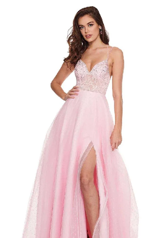 women's evening dressesRachel Allan Long Spaghetti Strap Prom Dress 6493