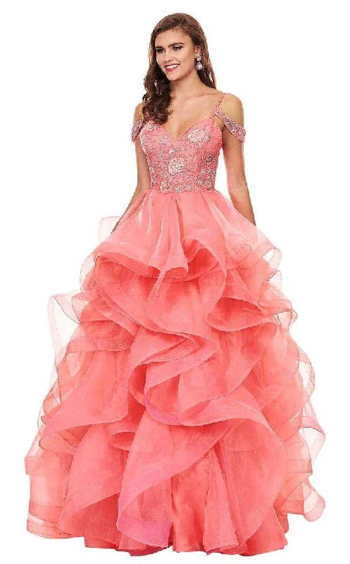 women's petite dressesRachel Allan Prom Long Off Shoulder Ball Gown 6605