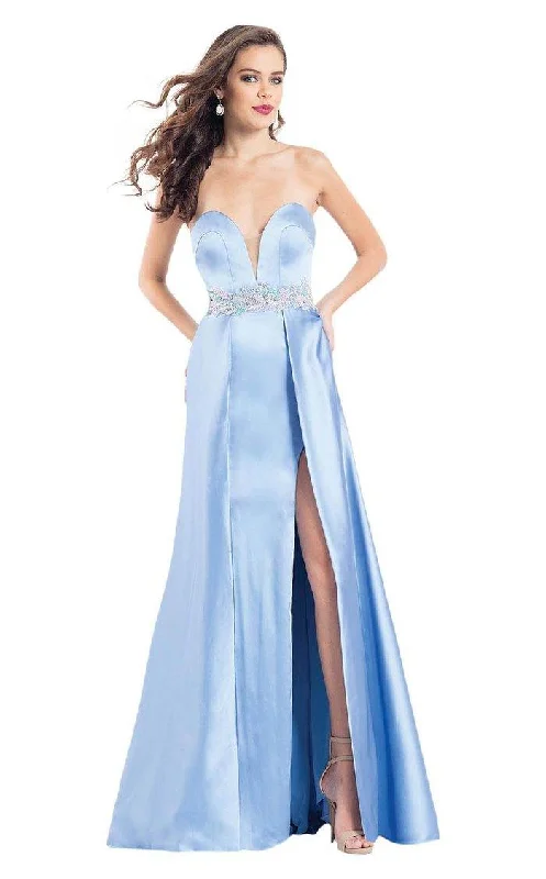 women's mini dressesRachel Allan Prom Long Strapless Formal Dress 6115