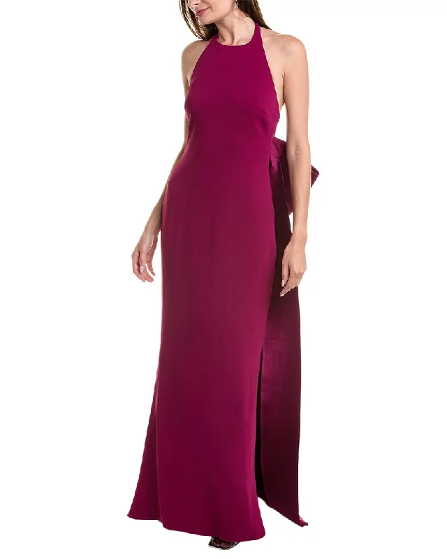 women's maxi dressesBadgley Mischka Bow Back Gown