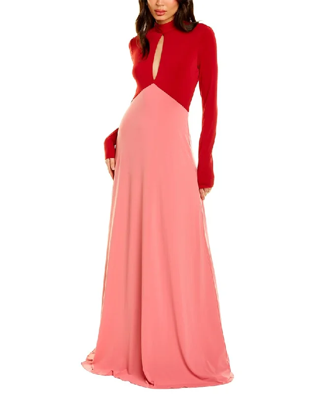 women's vacation dressesHalston Brin Jersey Gown