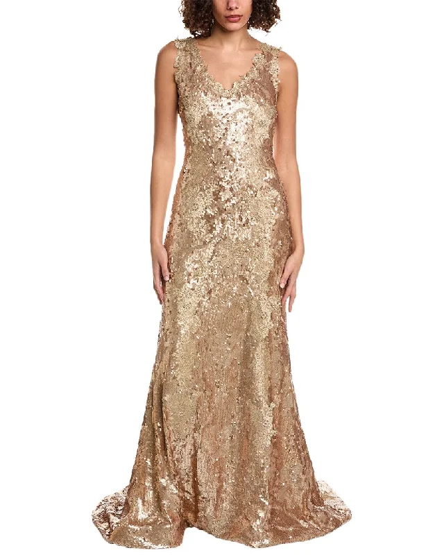 women's halter dressesRene by Rene Ruiz Sequin Gown