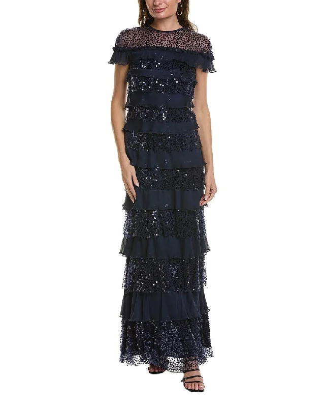 women's stylish dressesTadashi Shoji Tiered Gown