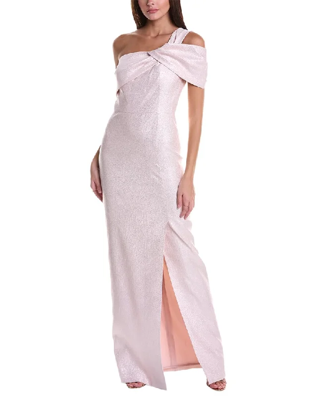 women's bodycon dressesTeri Jon by Rickie Freeman One-Shoulder Gown