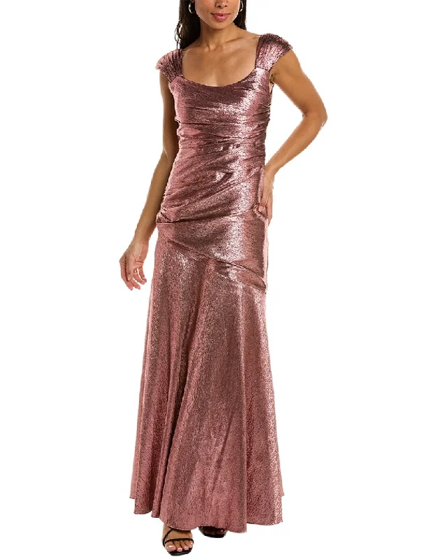 women's club dressesTheia Santana Silk-Blend Gown